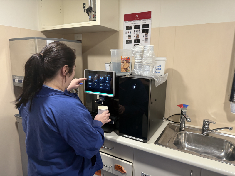 Dr Coffee machine at Epworth Hospital