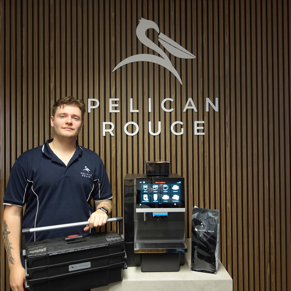 Pelican Rouge Office-Package with Dr Coffee F16 Coffee Machine with Service Support